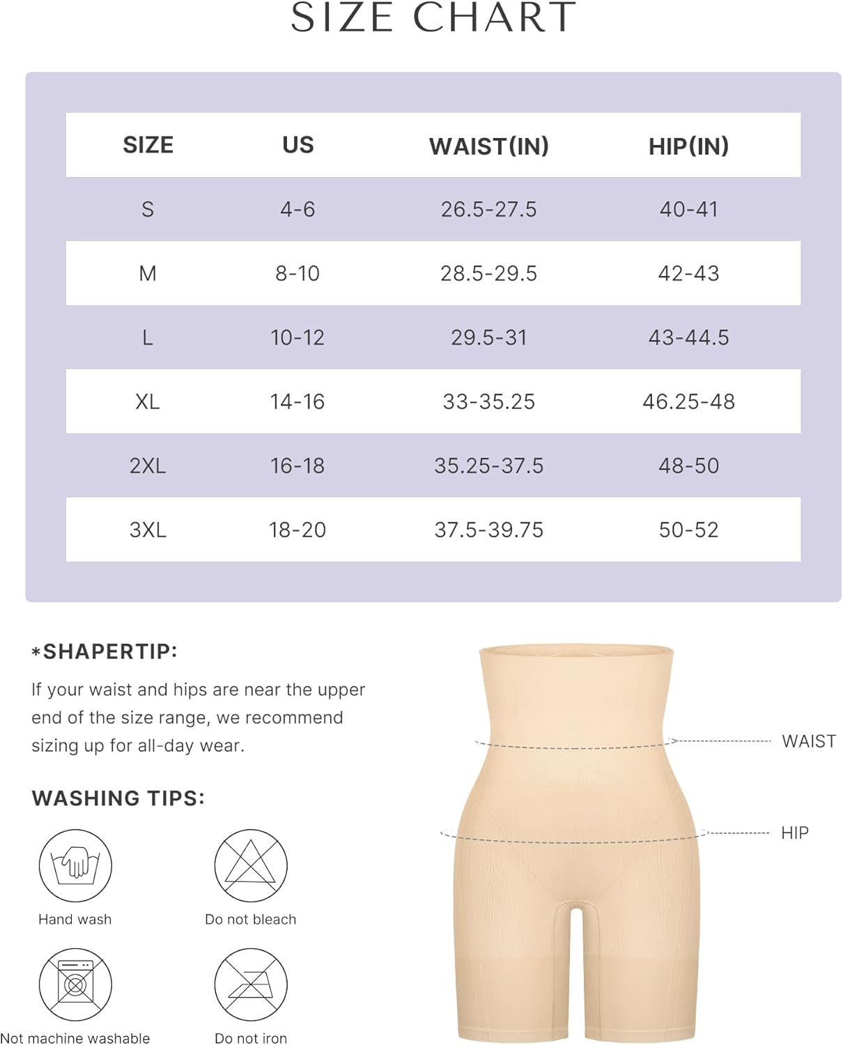 SHAPELLX Women’s Tummy Control Shapewear Shorts – Seamless High Waisted Body Shaper