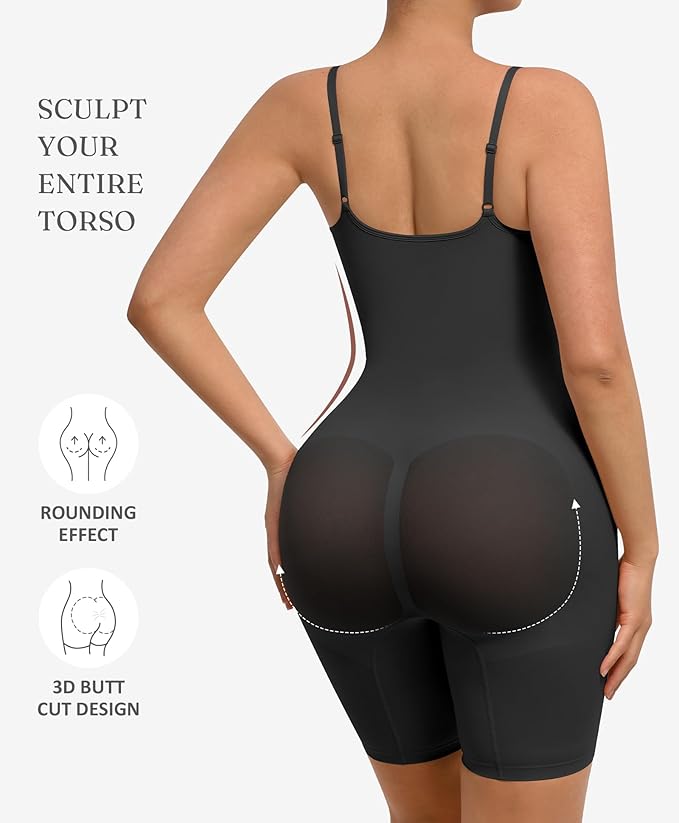Women’s Square Neck Sleeveless Yoga Jumpsuit – Tummy Control Fitness Wear