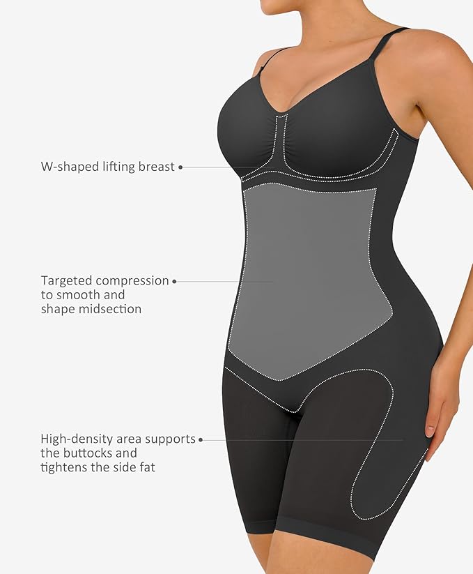 Women’s Square Neck Sleeveless Yoga Jumpsuit – Tummy Control Fitness Wear