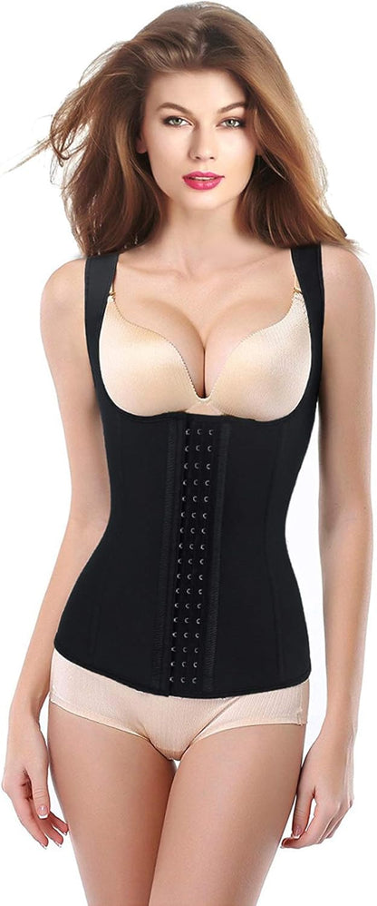Women’s Latex Underbust Waist Trainer – Steel Boned Corset