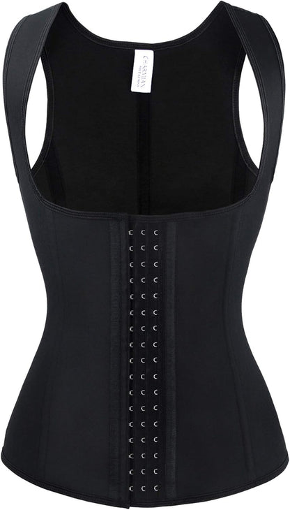 Women’s Latex Underbust Waist Trainer – Steel Boned Corset