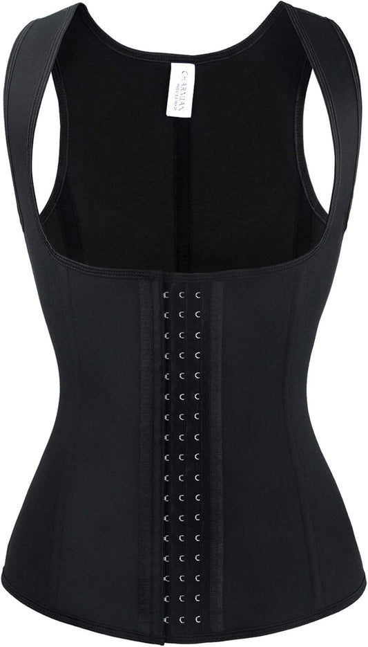 Women’s Latex Underbust Waist Trainer – Steel Boned Corset