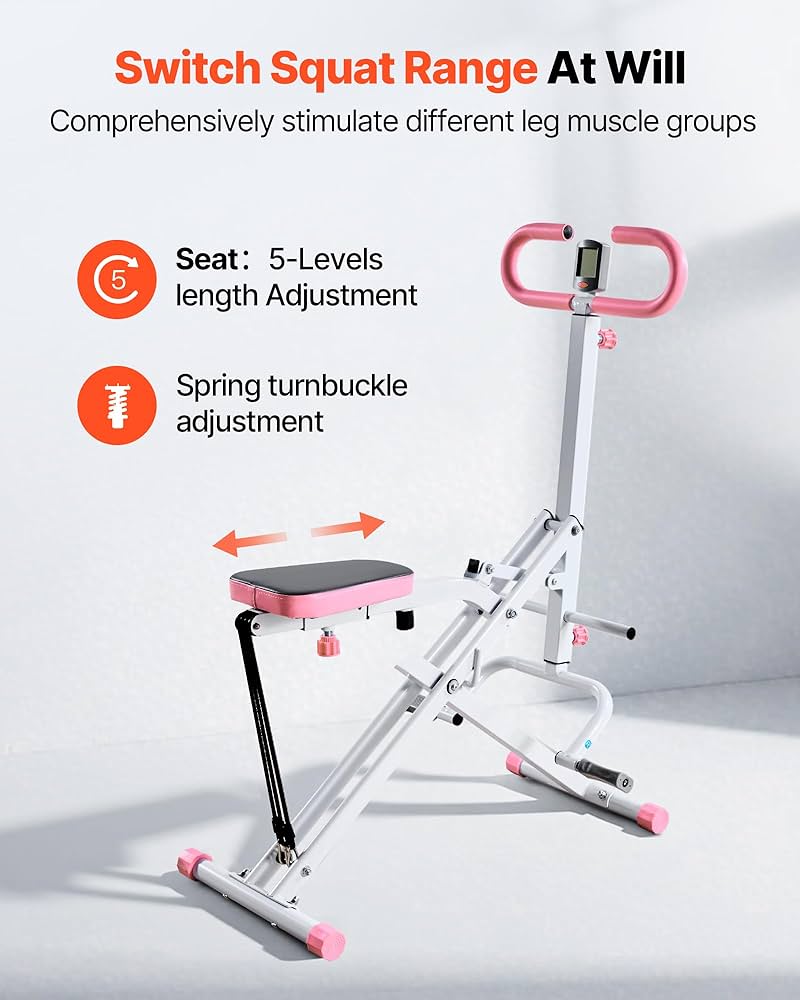 Squat machine indoor exercise rowing machine